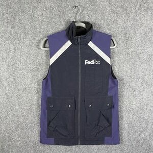 FedEx Stan Herman Reflective Vest Purple Black Size Small Regular #2402
